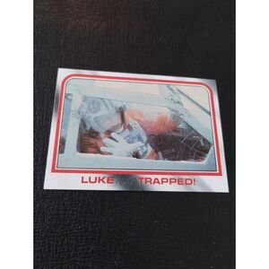 1980 Topps Star Wars Empire Strikes Back #44 “Luke…Trapped!” Trading Card